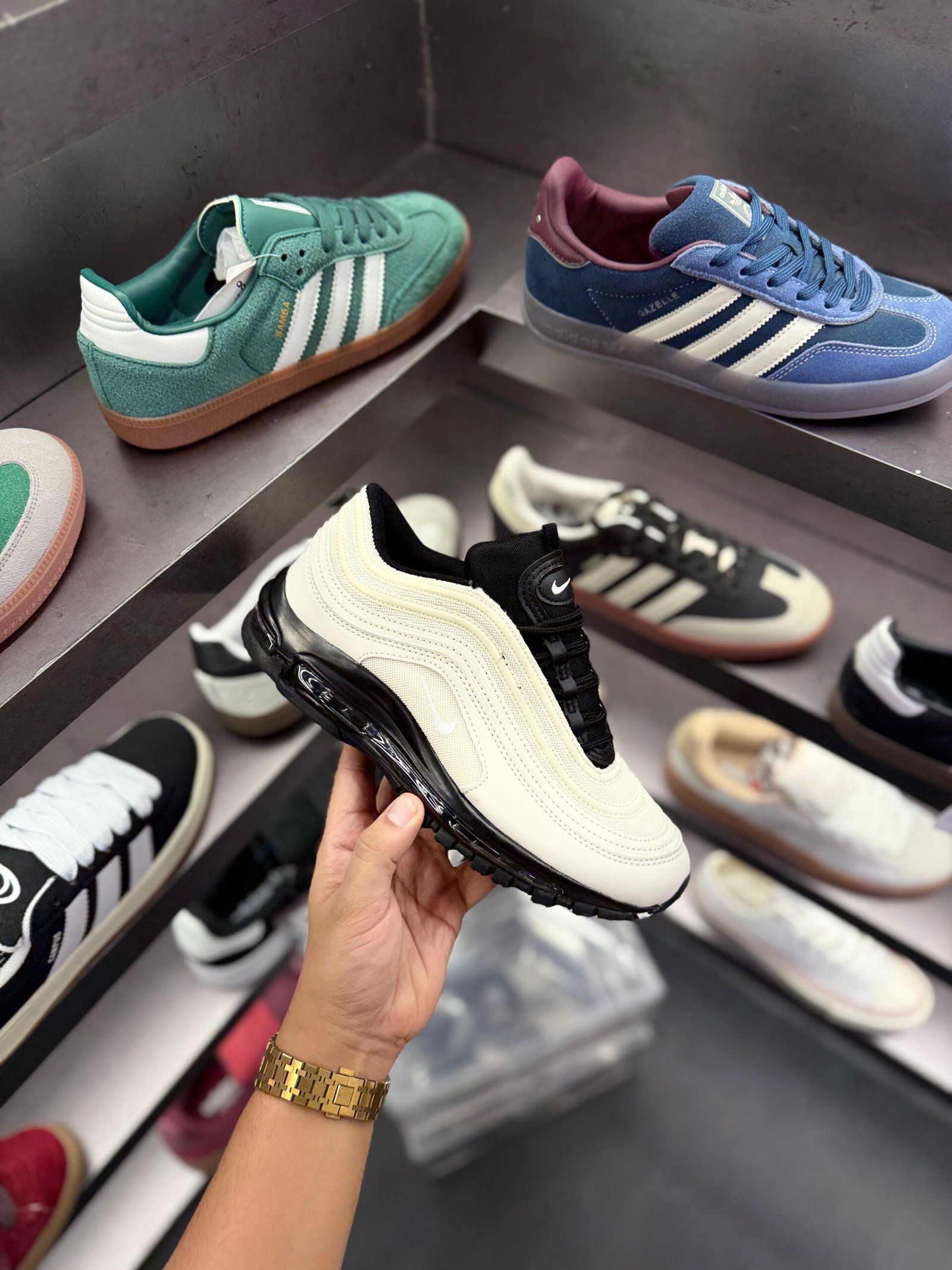 Airmax 97 Light Bone Sneakers On Sale (4)