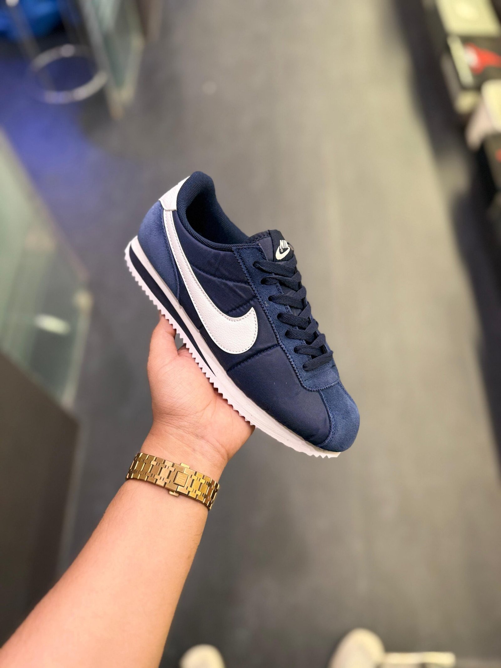 Cortez Nylon Navy Sneakers On Sale (3) Cortez Nylon Navy Sneakers On Sale (3)