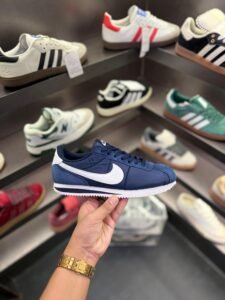 Cortez Nylon Navy Sneakers On Sale (4)