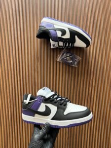 Dunk Low Purple Black Sneakers On Sale (2)