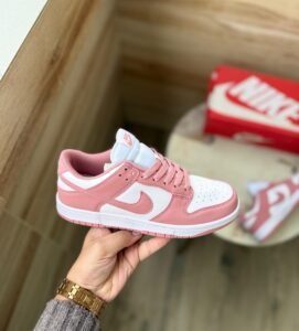 Dunk Whisker Rose Pink Sneakers For Girls (2)