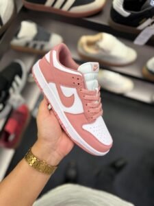 Dunk Whisker Rose Pink Sneakers For Girls (3)