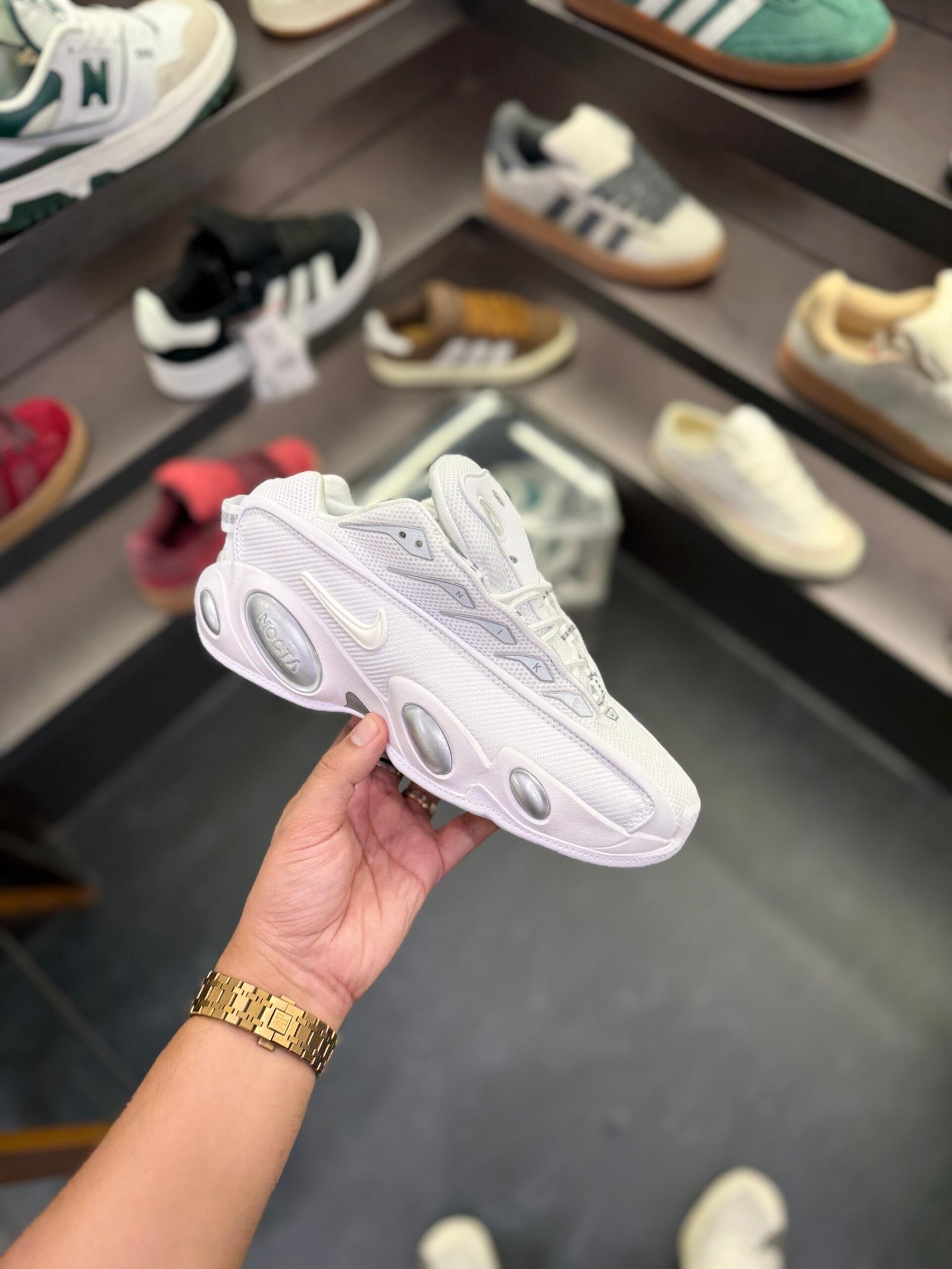 Nocta Glide Triple White Sneakers On Sale (4) Nocta Glide Triple White Sneakers On Sale (4)