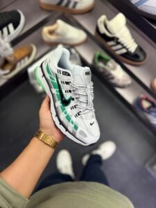 P-6000 Trainer Metallic Green Sneakers (3)