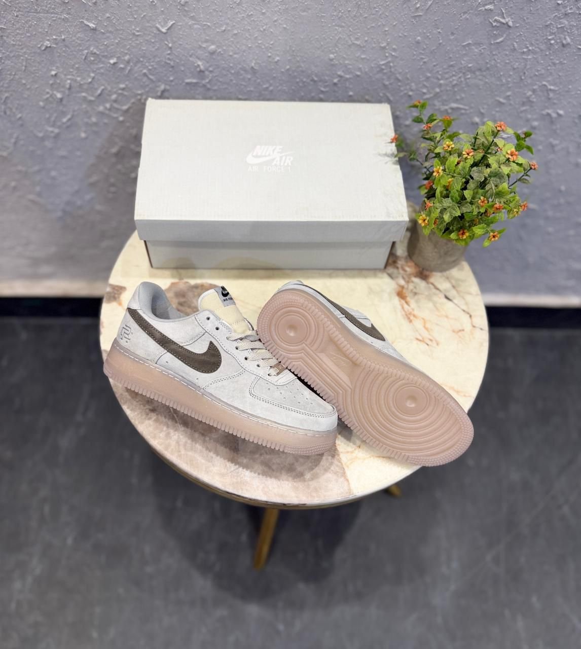 Airforce Grey Sneakers – Classic Street Style Comfort