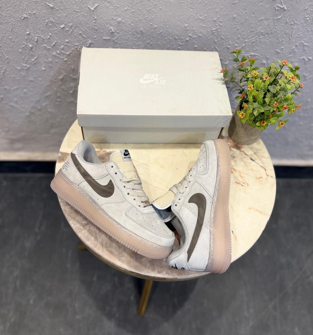 Airforce Grey Sneakers – Classic Street Style Comfort