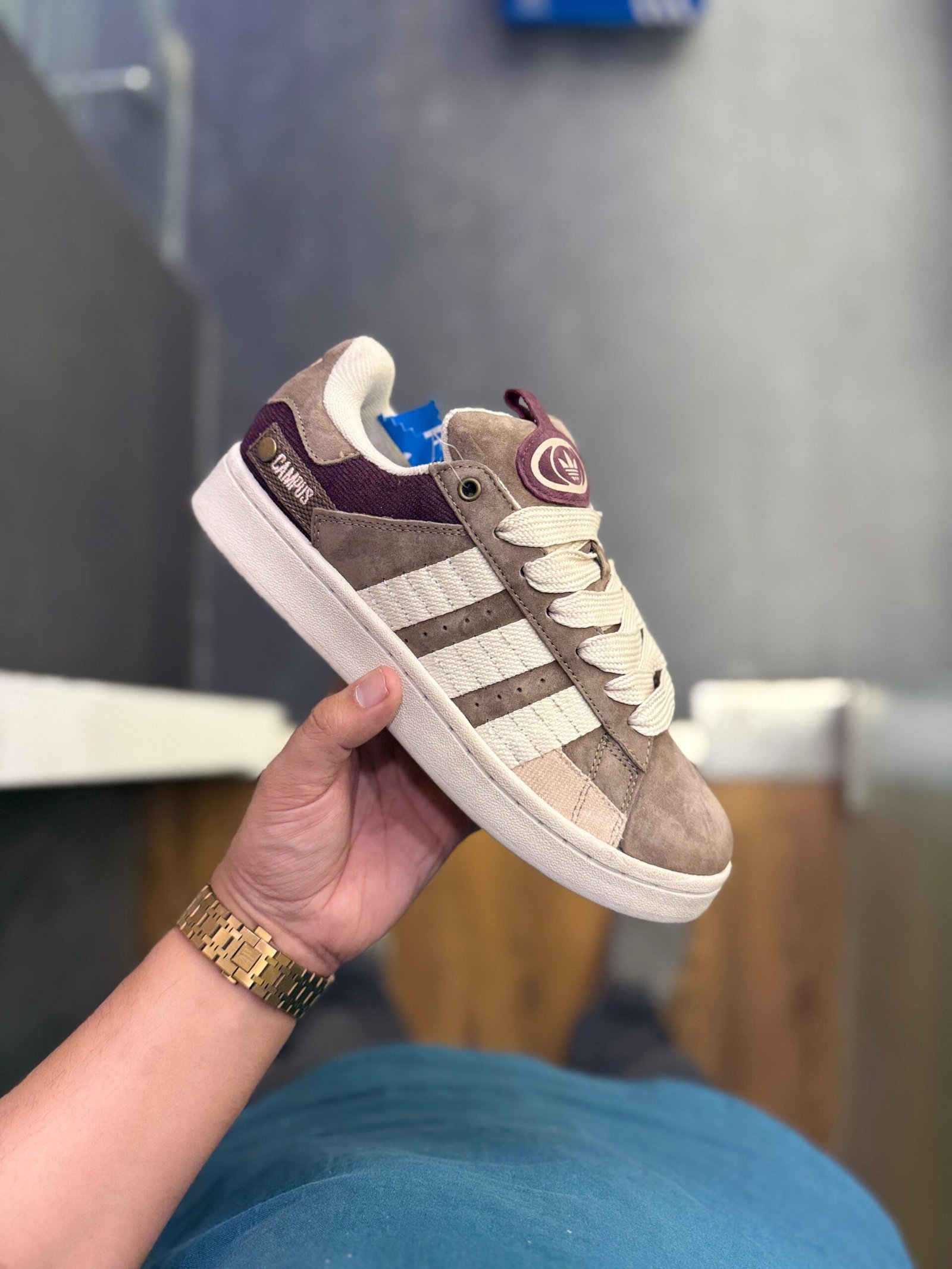 Campus 00s 2024 Brown Sports Shoes (2)