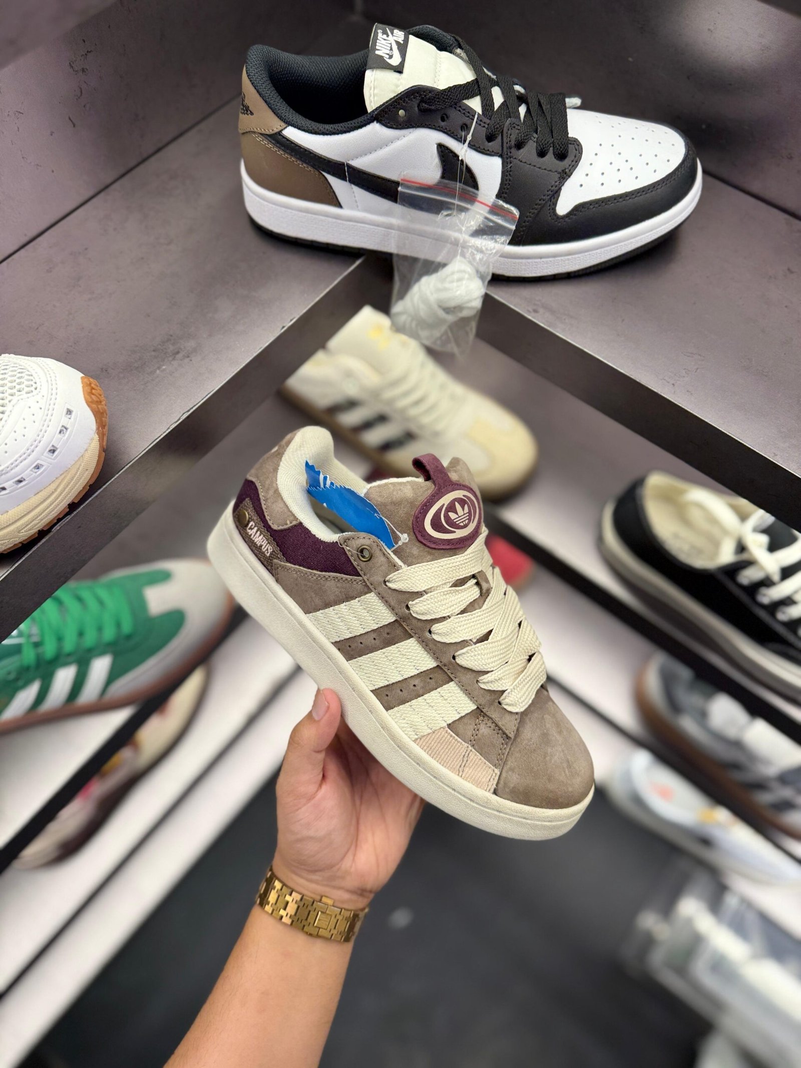 Campus 00s 2024 Brown Sports Shoes (4)