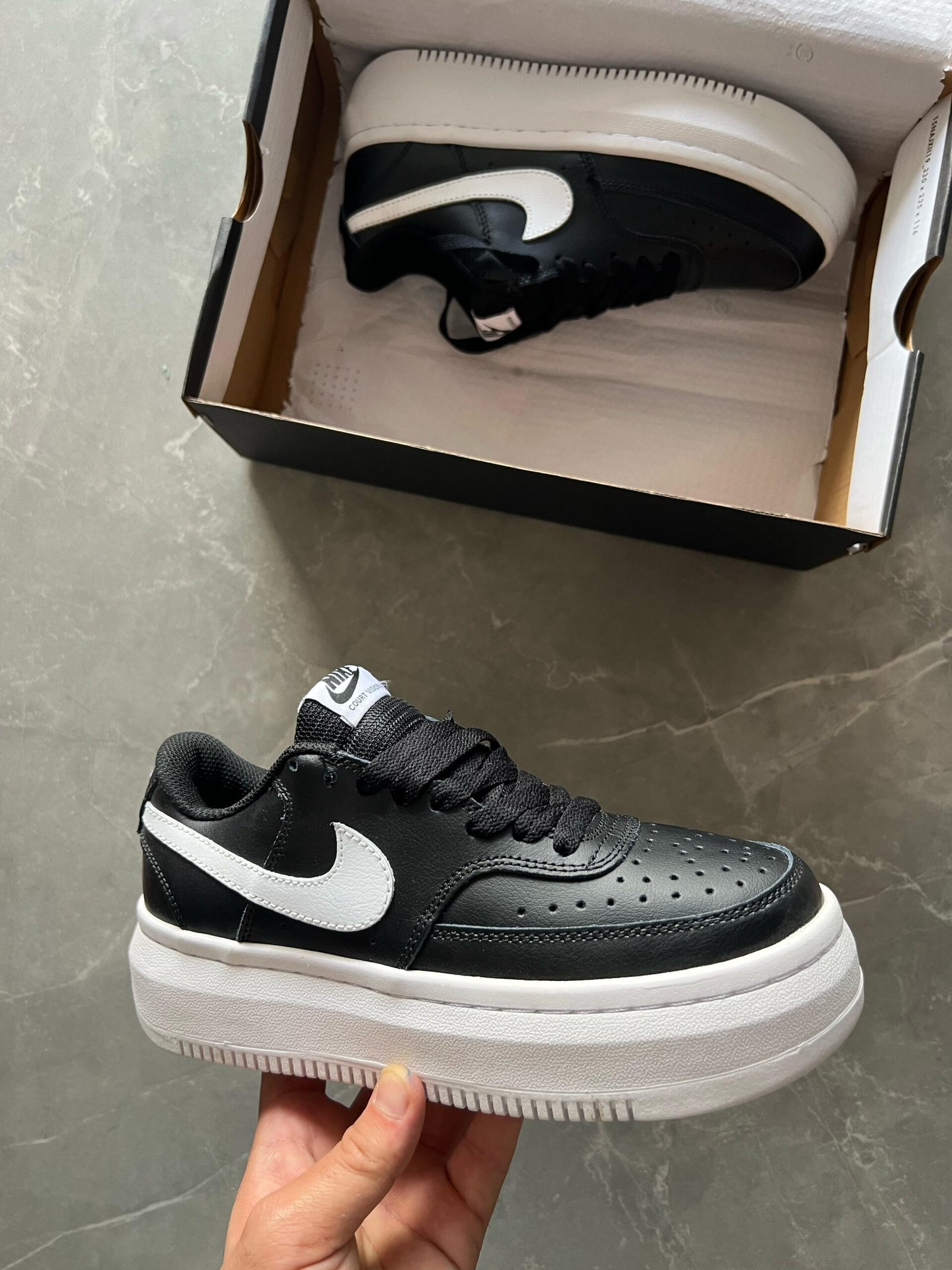 Double Sole Full Leather Sneakers 2 Colours (3)