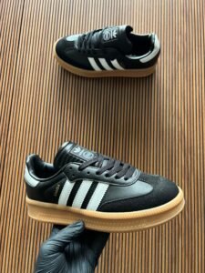 Samba Double Sole Leather Sneakers For Girls (4)