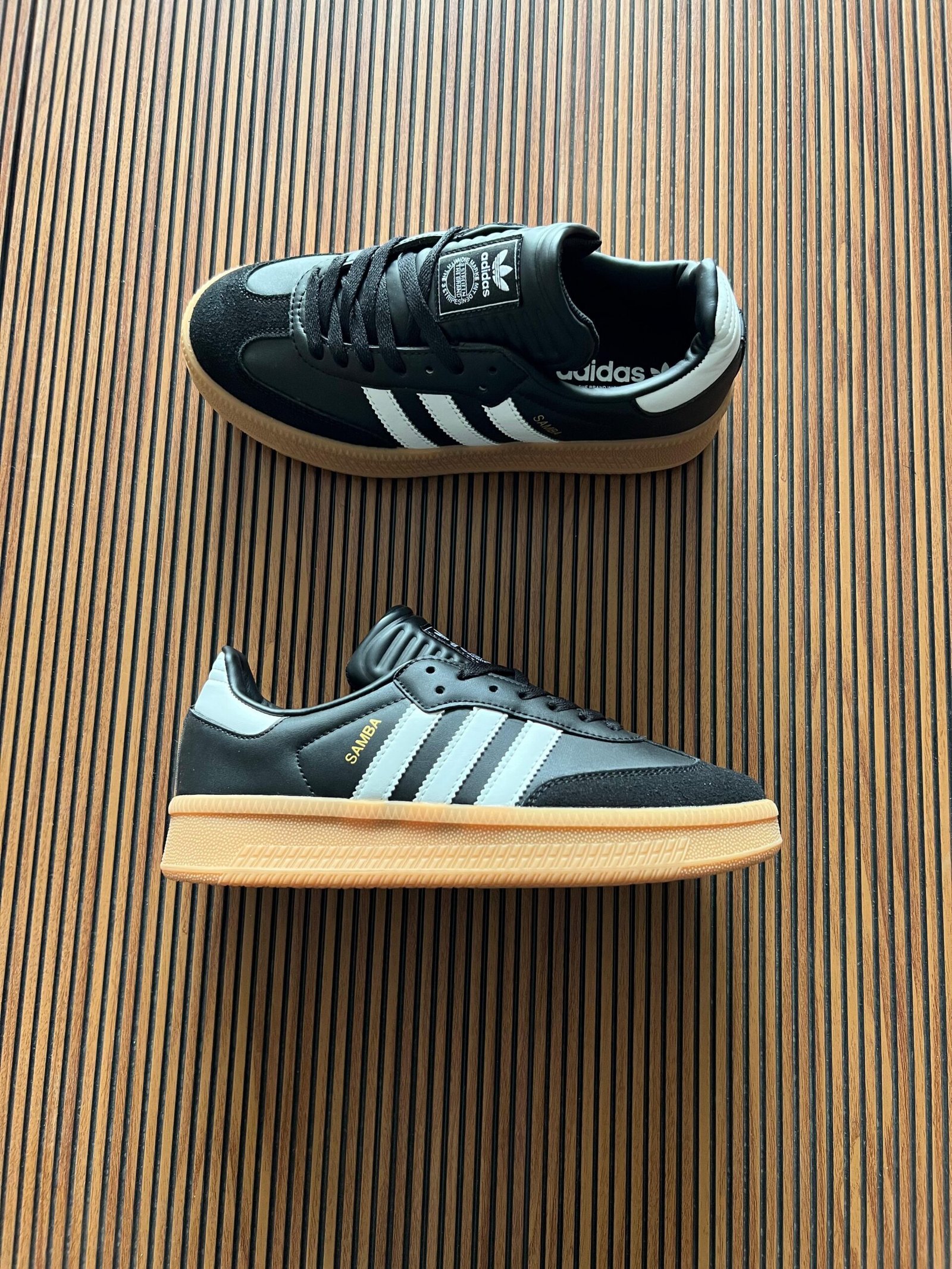 Samba Double Sole Leather Sneakers For Girls (5)