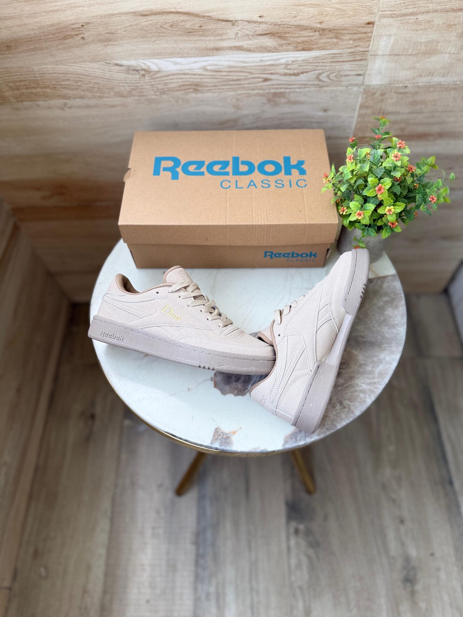 X Dime Club Revenge Beige Sneakers On Sale (2)