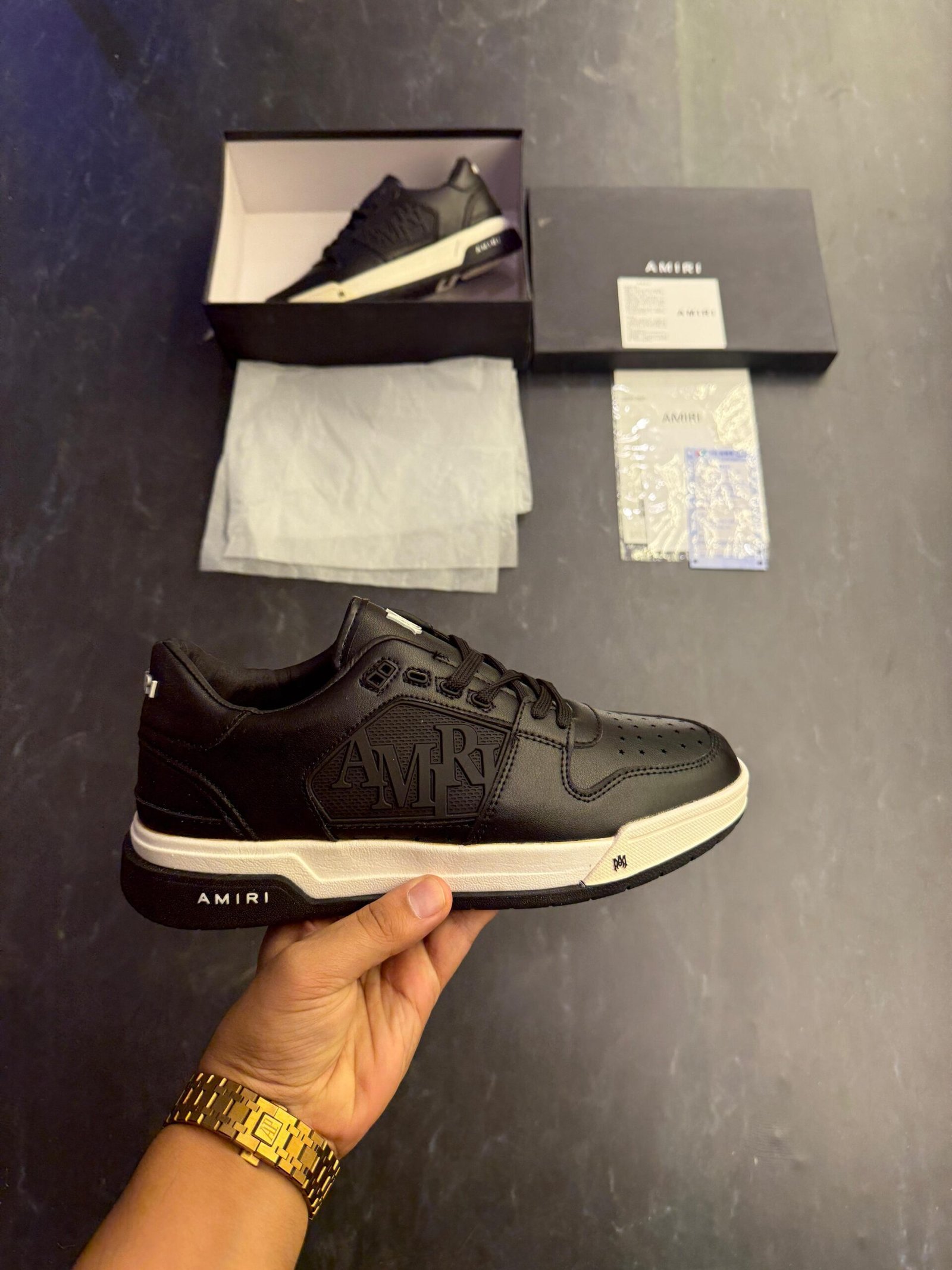 Imported La Black Statement Sneakers (4)