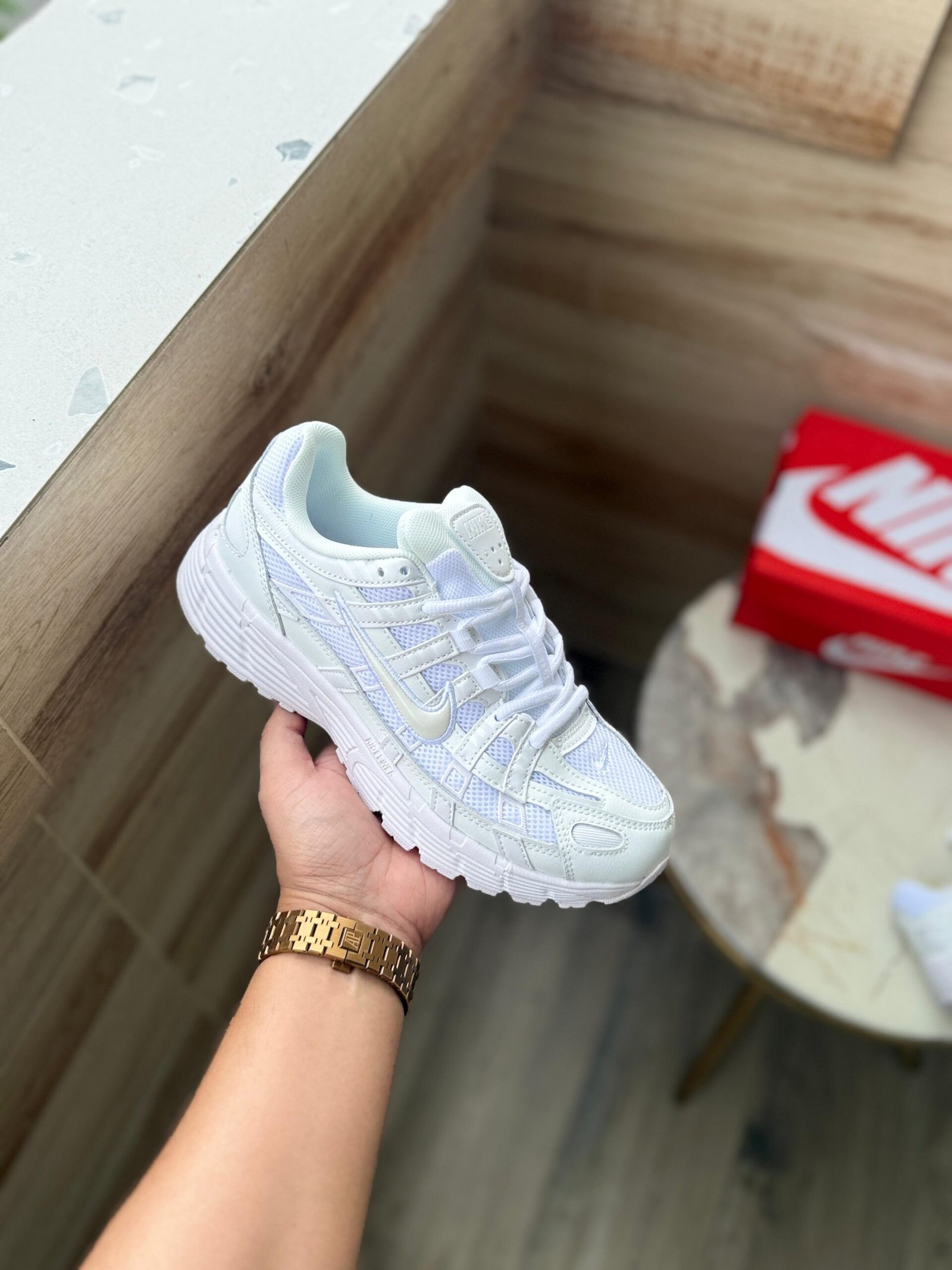 P-6000 Trainer Triple White Sneakers In Stock (2) P-6000 Trainer Triple White Sneakers In Stock (2)