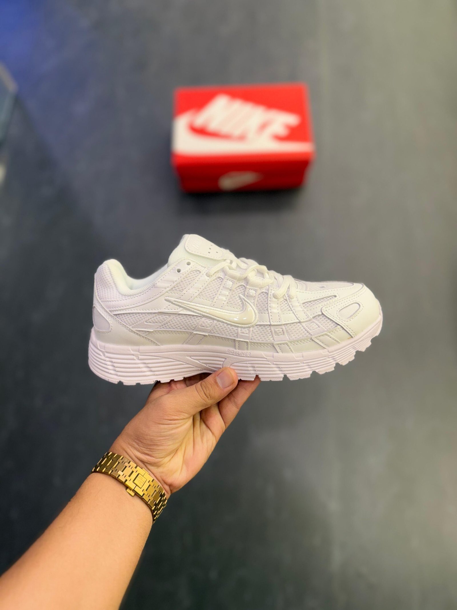 P-6000 Trainer Triple White Sneakers In Stock (4) P-6000 Trainer Triple White Sneakers In Stock (4)