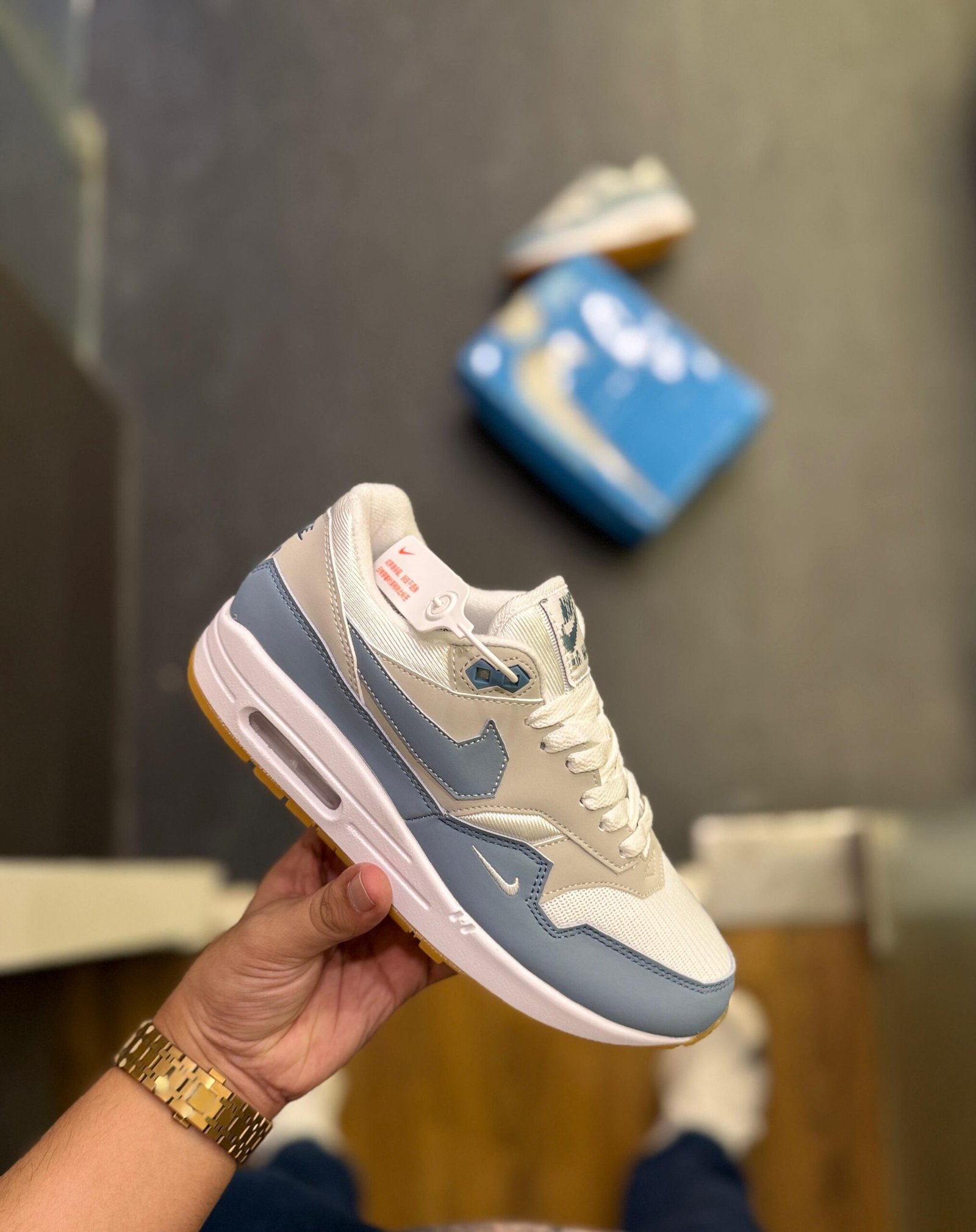 Parra X Aqua Swoosh Airmax Sneakers (4) Parra X Aqua Swoosh Airmax Sneakers (4)