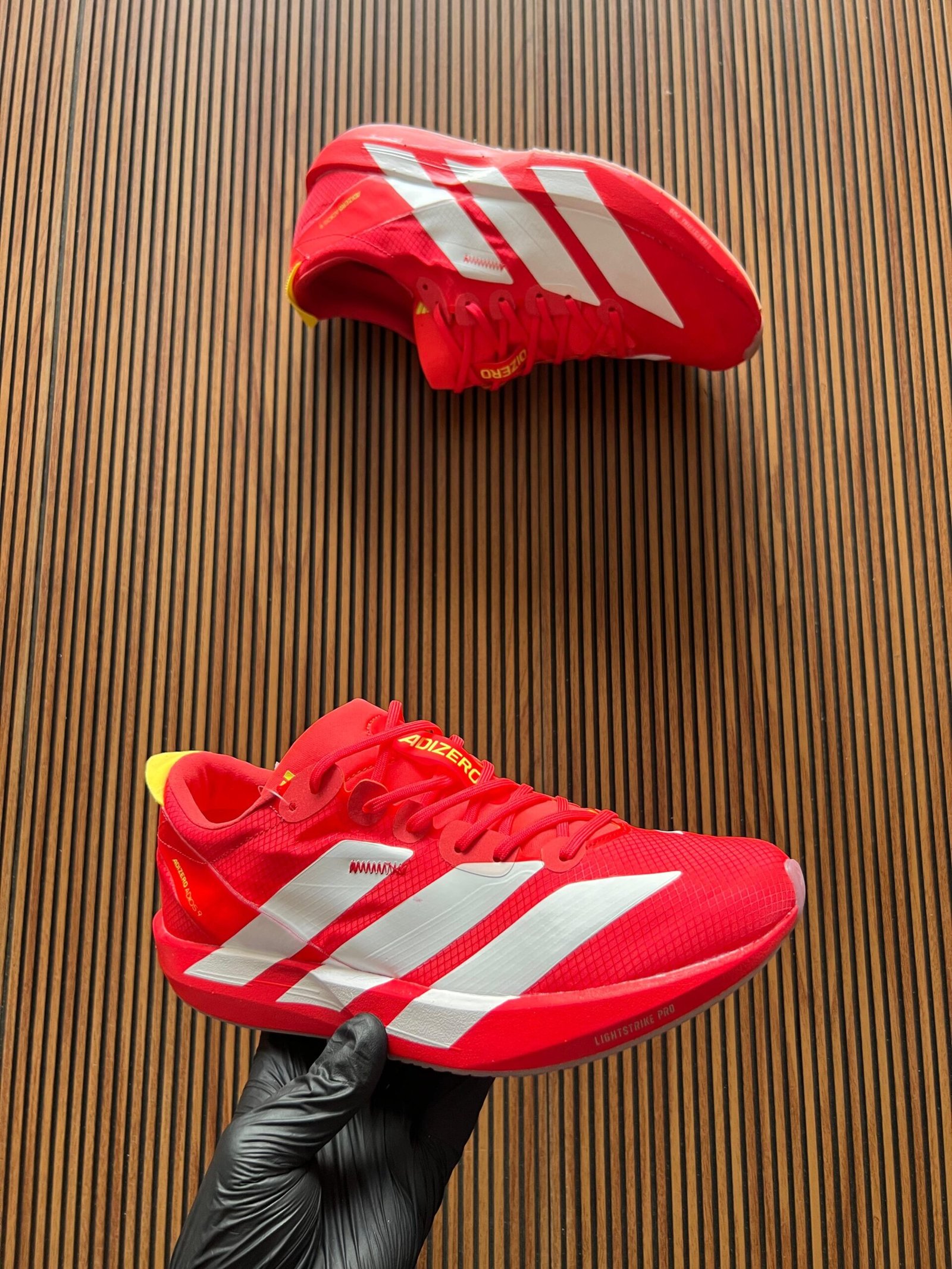 Adios 9 Red Running Sneakers – Lightweight (2)