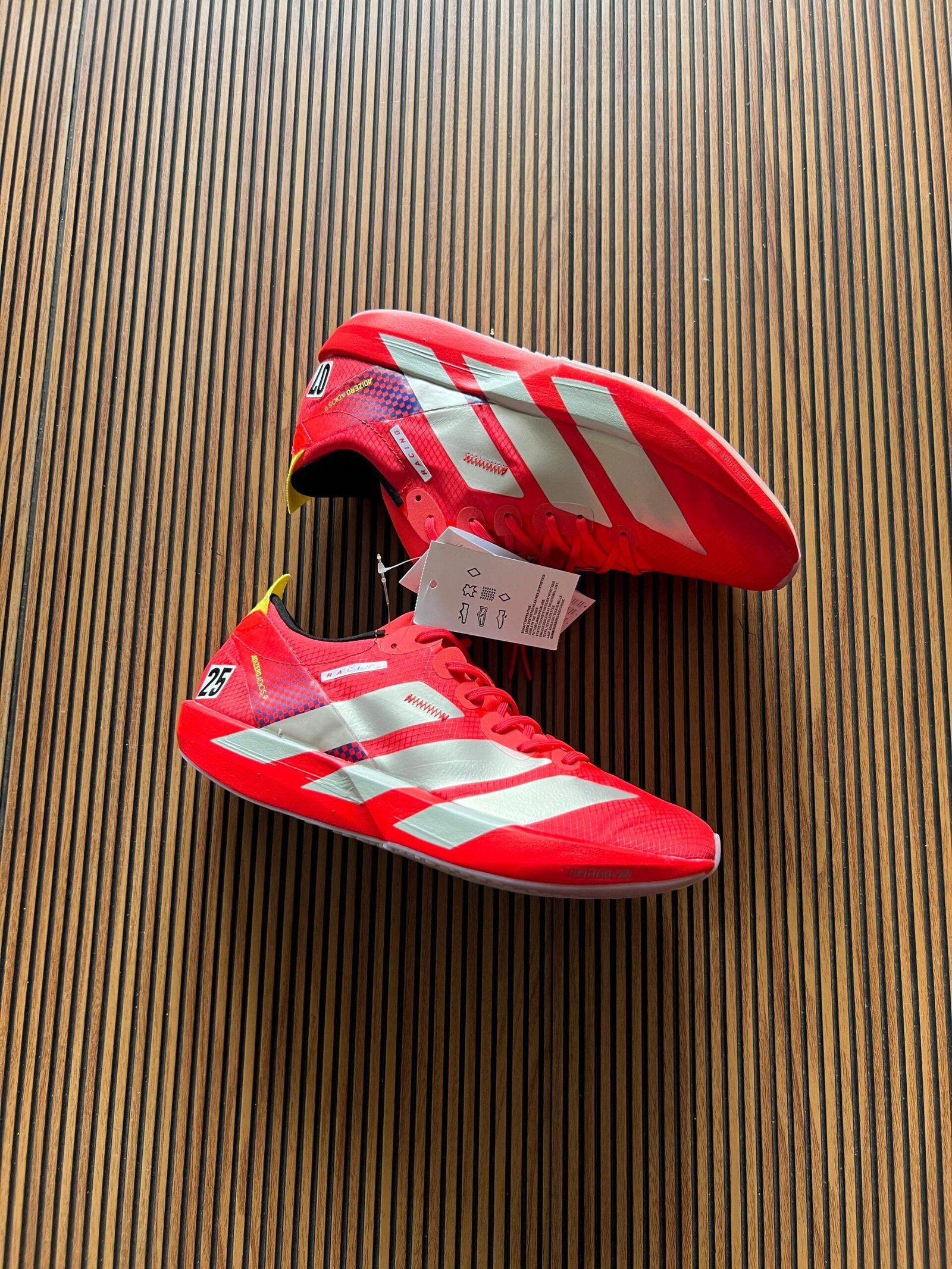 Adios 9 Red Running Sneakers – Lightweight (3)