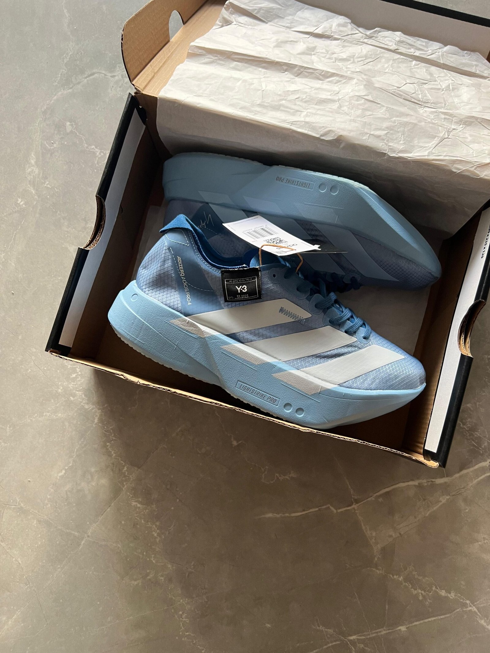 Adizero Adios Pro 4 Running Sneakers Lightweight (3) Adizero Adios Pro 4 Running Sneakers Lightweight (3)