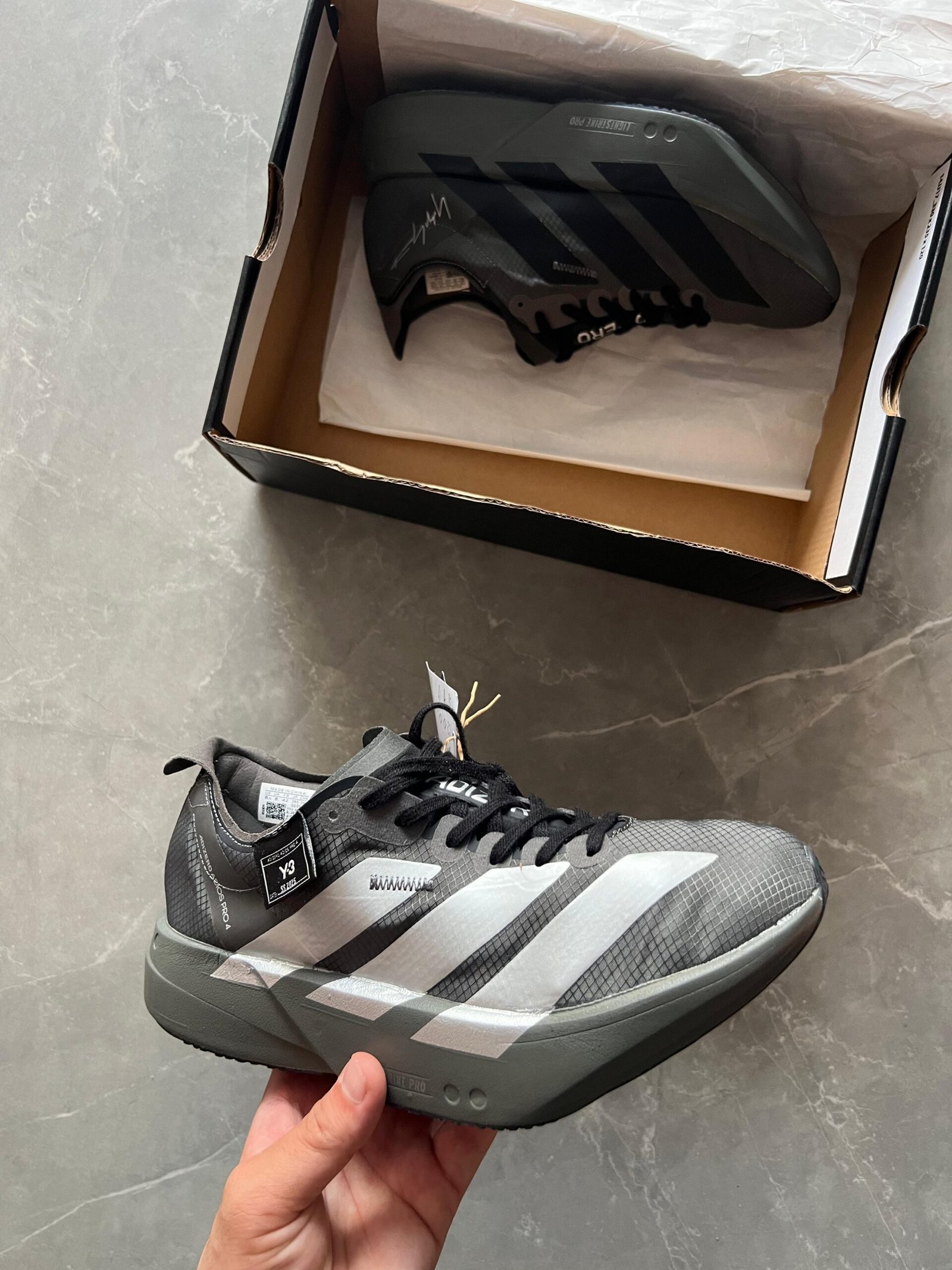 Adizero Adios Pro 4 Running Sneakers Lightweight (6) Adizero Adios Pro 4 Running Sneakers Lightweight (6)