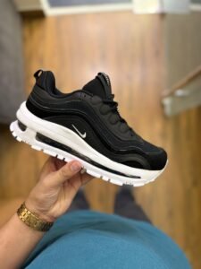 Airmax 97 Futura Black White Sneakers On Sale (4)