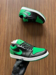 Cut Low Model Sneakers – Green & Black Edition (1)