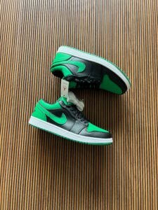 Cut Low Model Sneakers – Green & Black Edition (2)