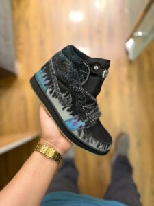 Halloween Black Cat Mid Sneakers – Premium Streetwear Shoes (4)