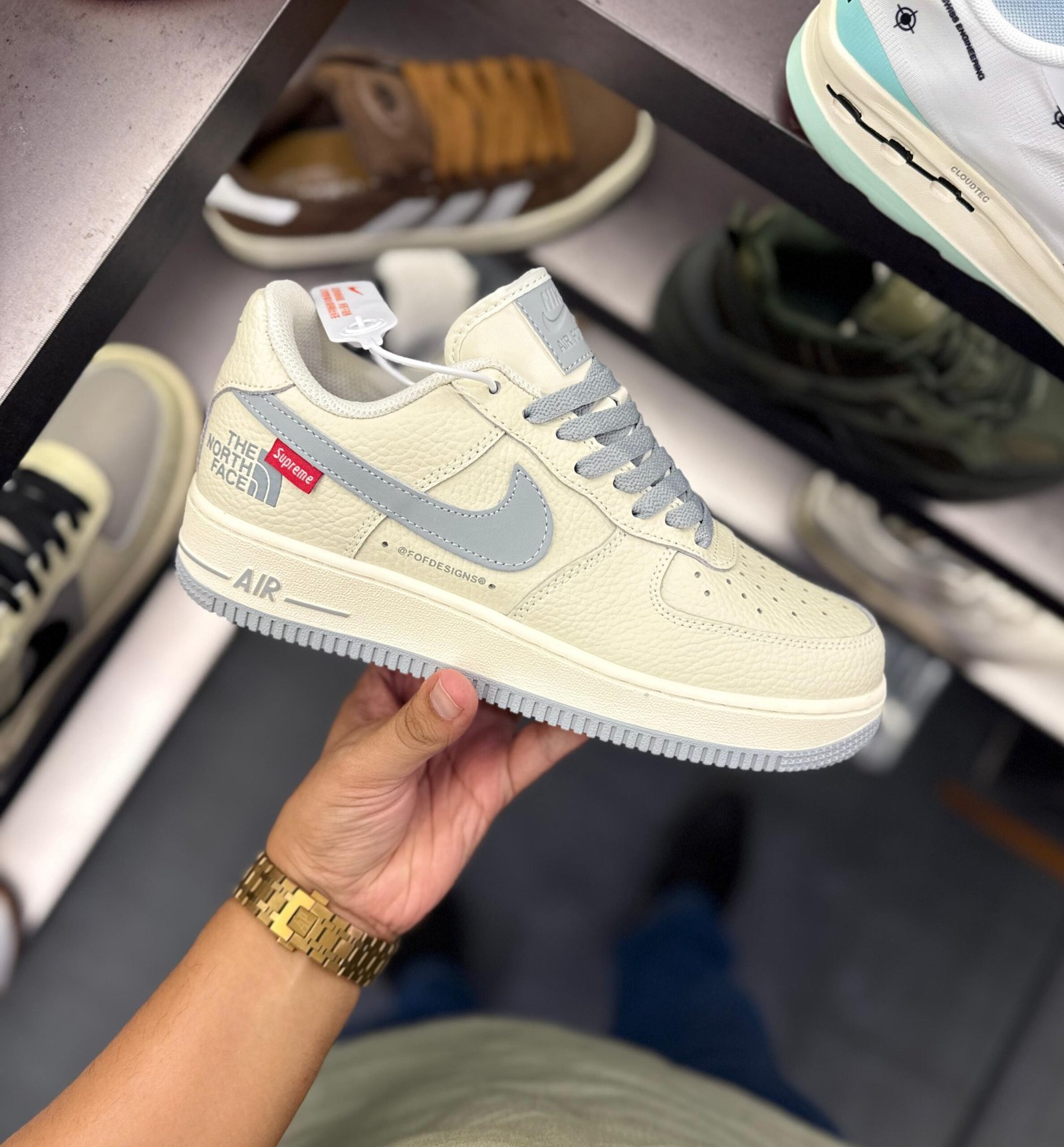 North Face X Off White Sneakers In Stock