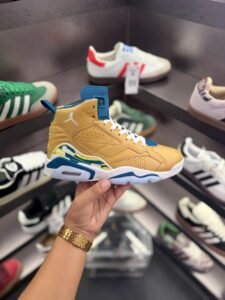 Retro 6 Jumpman Mvp Yellow Sneakers In Stock (4)