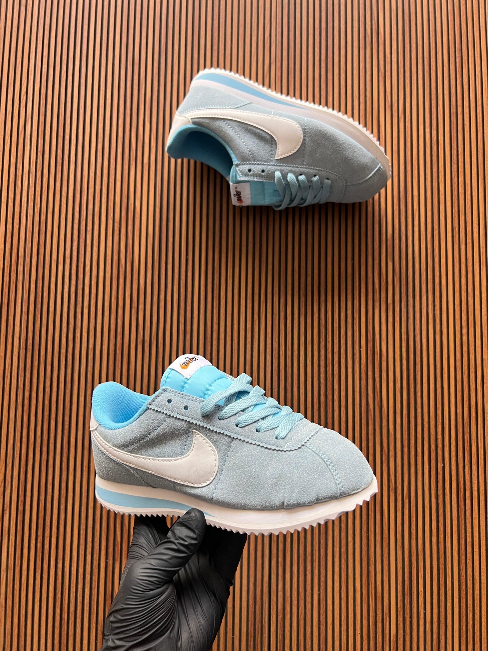 Vintage Cortez Blue Sneakers for Girls (1)