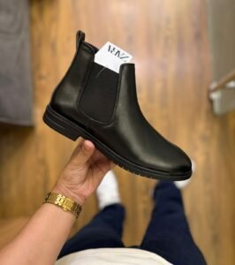 Black Handmade Chelsea Boots – Premium Leather Style (3)