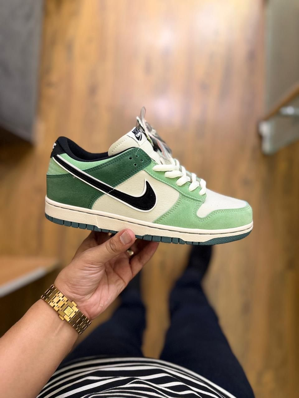 Double Otomo Green Skate Sneakers – Street Edition (4)