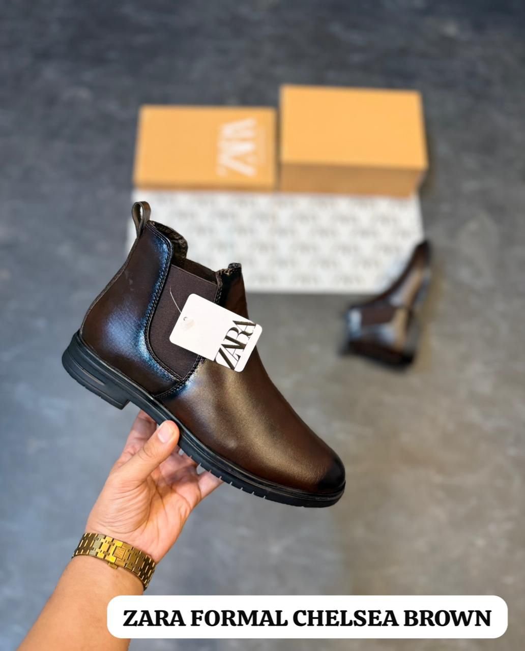 Formal Brown Chelsea Boots – Men's Sophisticated Style Footwear