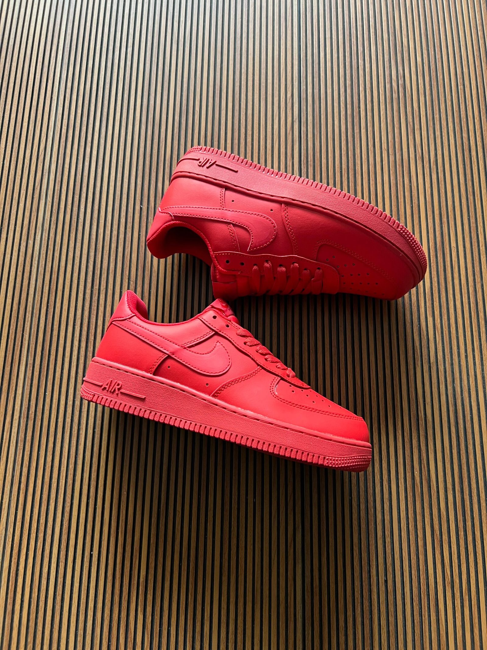 Full Red Full Leather Airforce 1 Originals – Boys’ Classic Sneakers (2)
