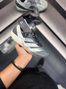 Grey Y3 Adizero Adios 9 Running Sneakers (4)
