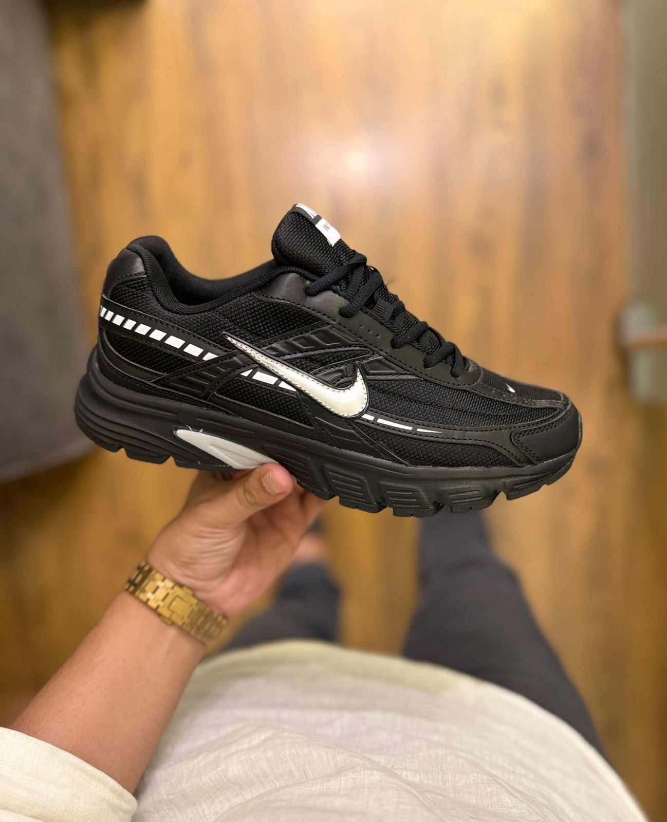 Initiator White Black Sneakers – Sporty Comfort Style (4) Initiator White Black Sneakers – Sporty Comfort Style (4)