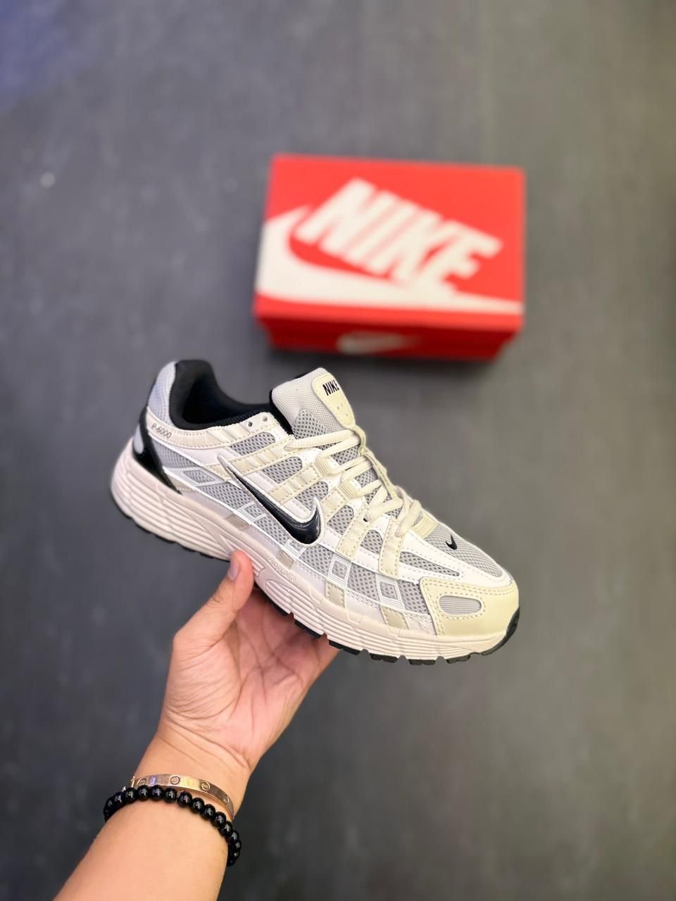 P-6000 Trainer Milk White Sneakers (1) P-6000 Trainer Milk White Sneakers (1)