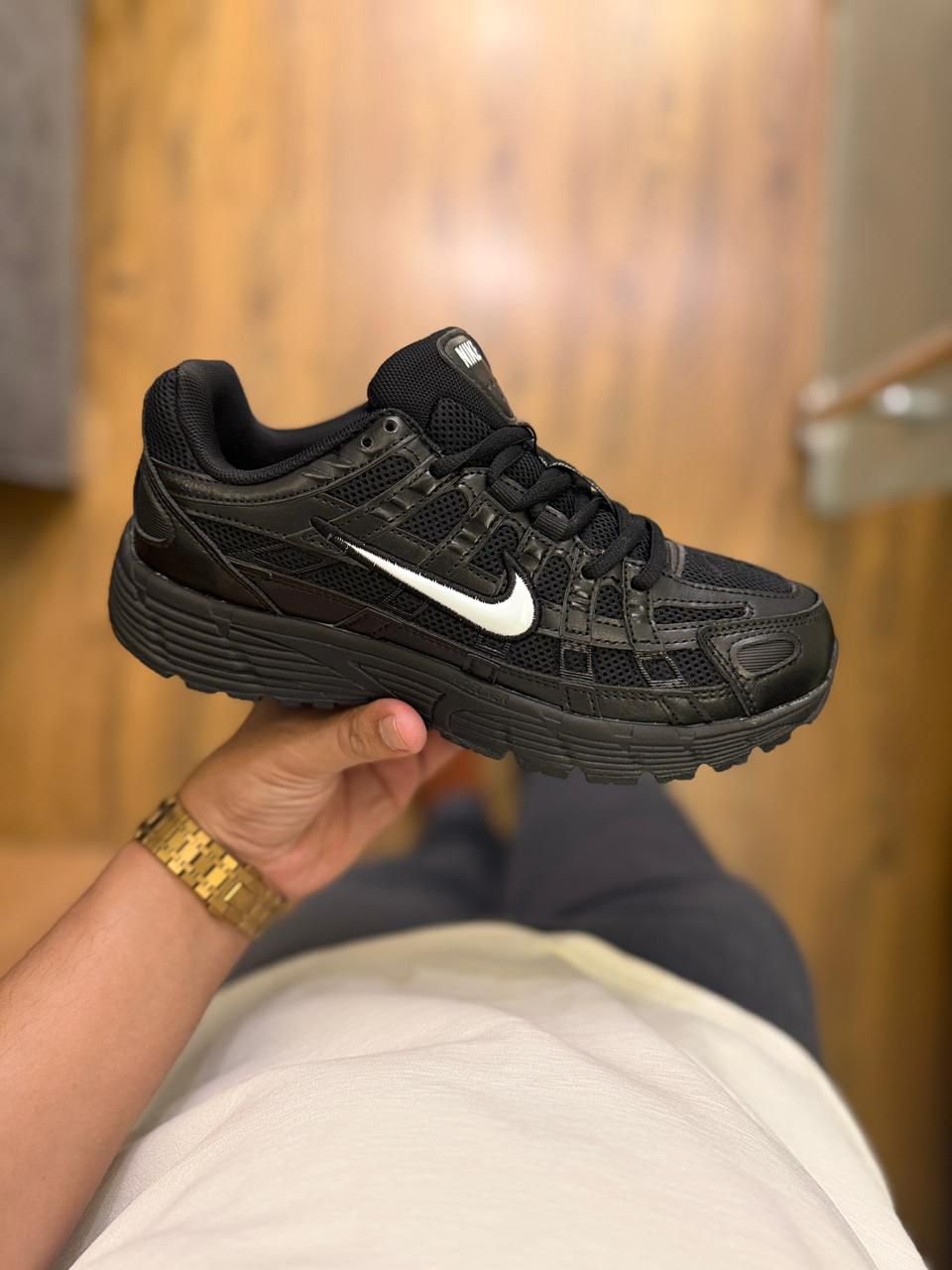 P-6000 Triple Black Trainer Shoes – All-Day Performance Comfort (1)