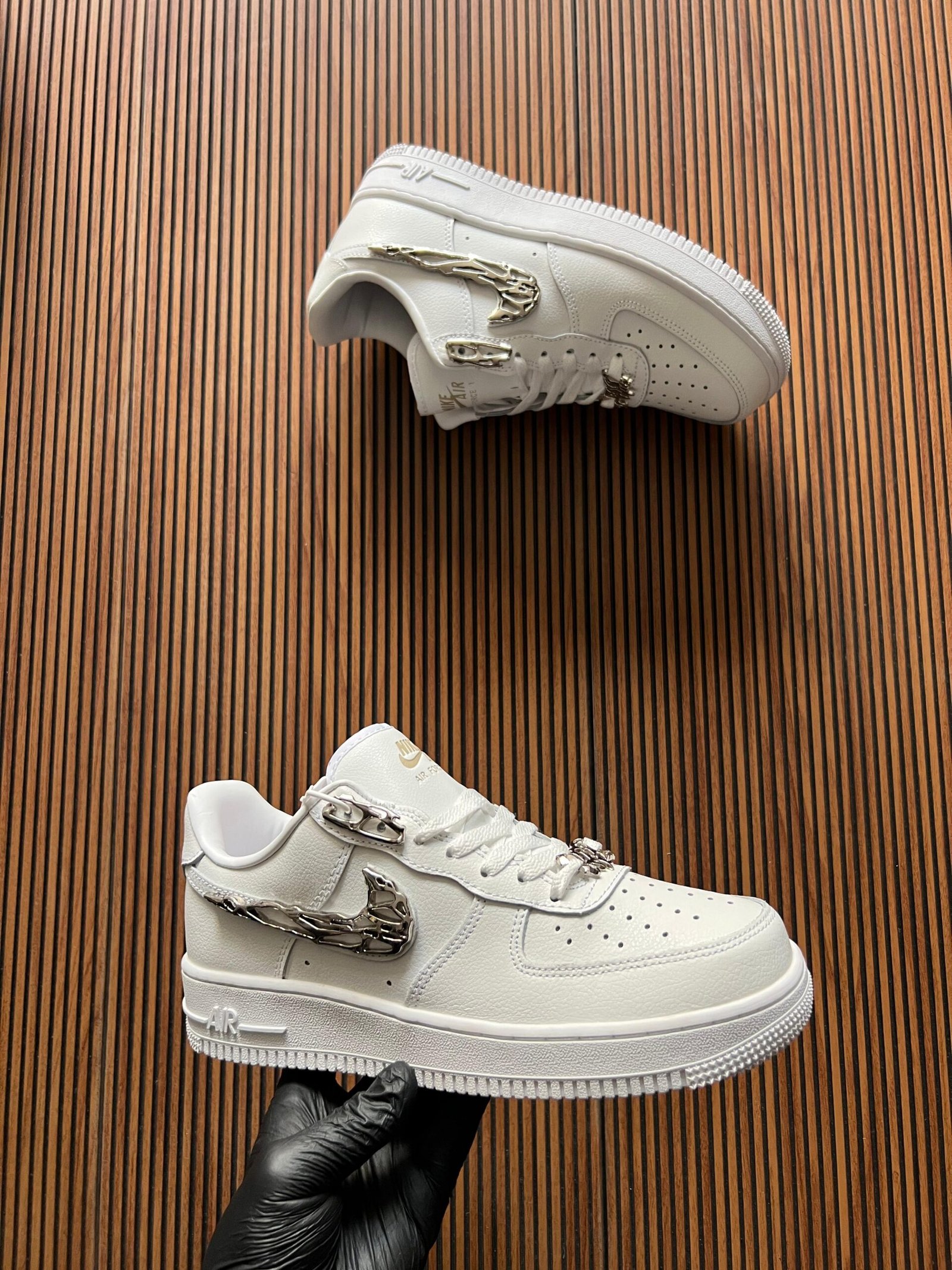 Premium Metal Full Leather Airforce 1 PRM Sneakers – Boys’ Classic Style (1)