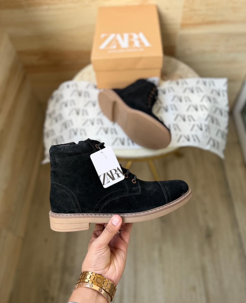 Premium Mid Ankle Zip Suede Leather Boots – 5 Colors (2)