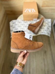 Premium Mid Ankle Zip Suede Leather Boots – 5 Colors (5)