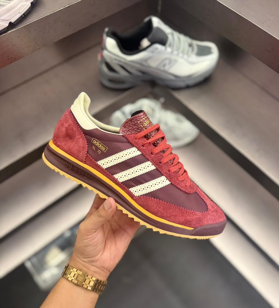 SL 72 Red Yellow Retro Sneakers – Classic Street Style (2)