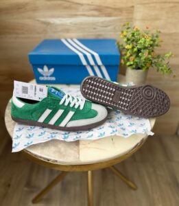 Samba 2023 Grey Green Classic Unisex Casual Sneakers