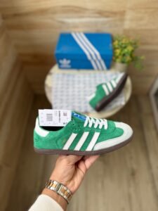 Samba 2023 Grey Green Classic Unisex Casual Sneakers