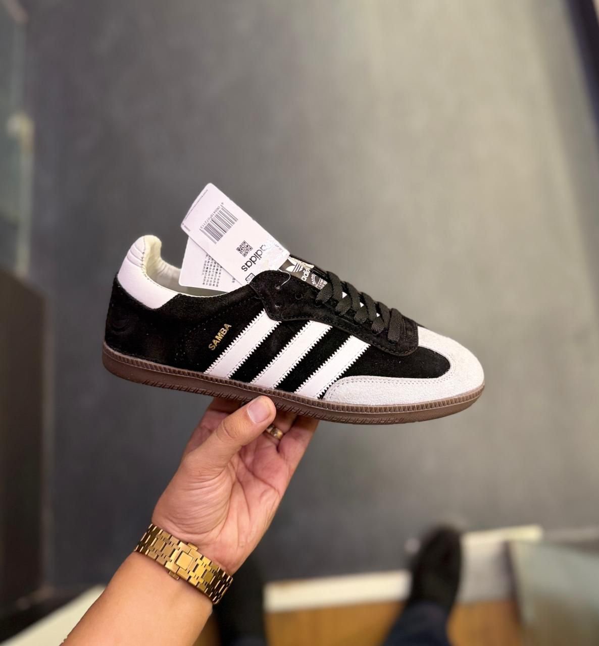 Samba Black Shadow Shoes for Boys – Classic Street Style (2)