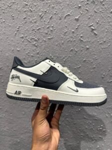 Custom X Stussy White 2025 Collaborative Sneakers (1)