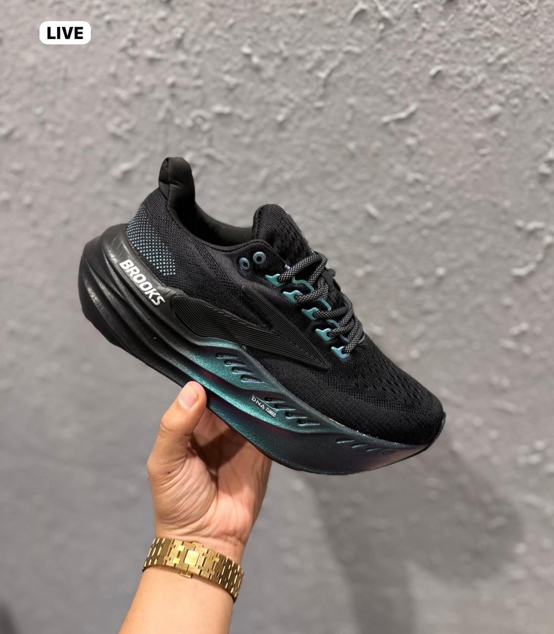 Glycerin Premium Running Black Sneakers (4)