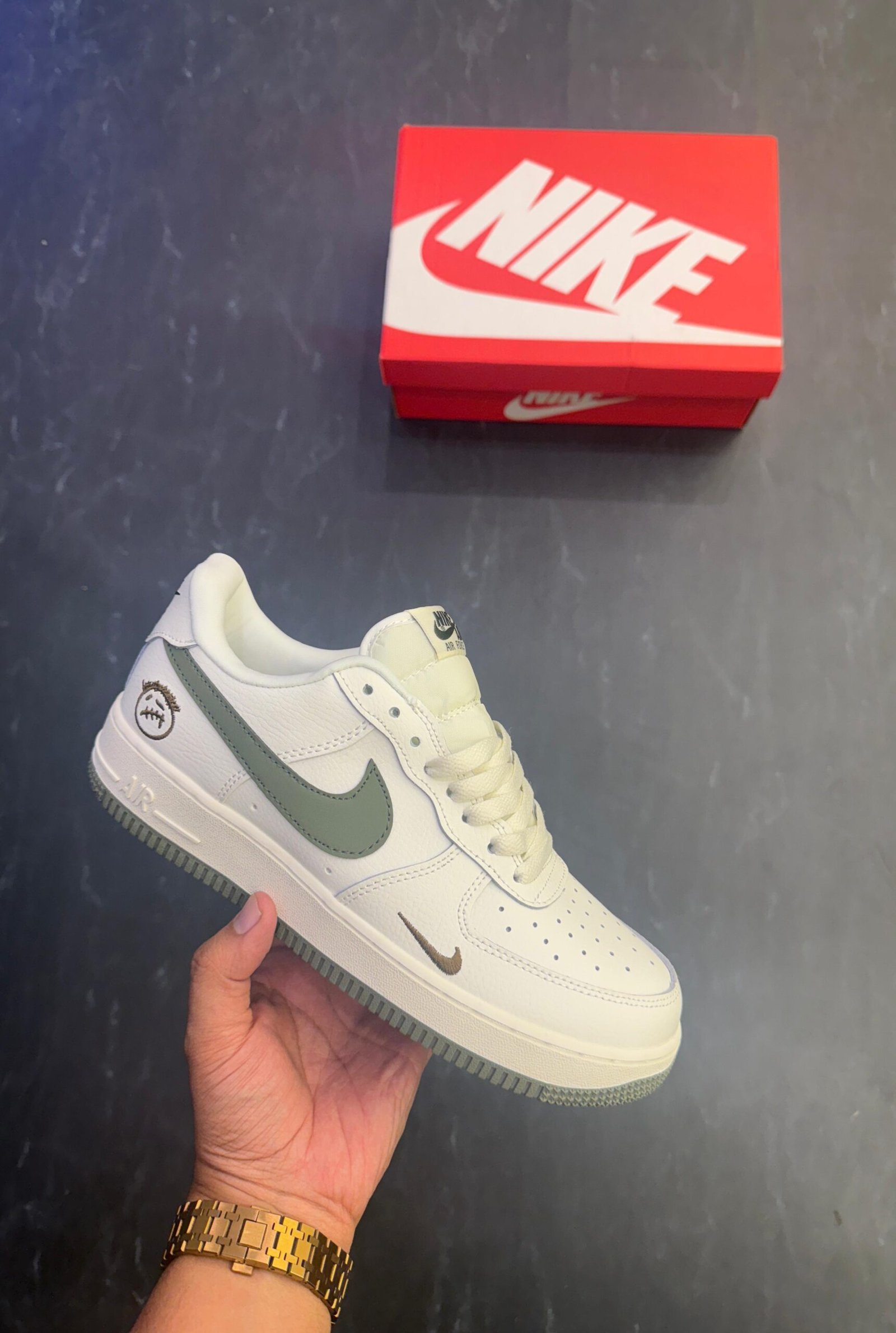 Kaws Limited Edition Airforce 1 Sneakers – Boys' Collaborative Art Style Kaws Limited Edition Airforce 1 Sneakers – Boys' Collaborative Art Style