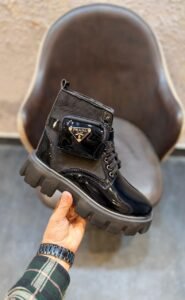 Luxury Black Suede Pocket Boots Premium (1)